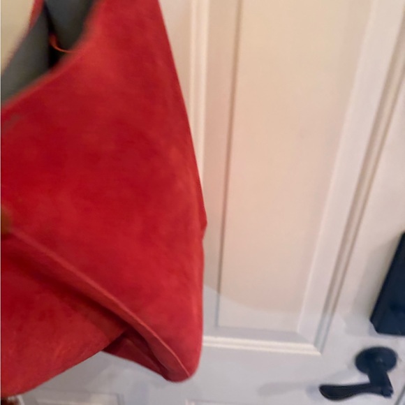 Mark & Graham Red Suede Tote - Picture 5 of 7